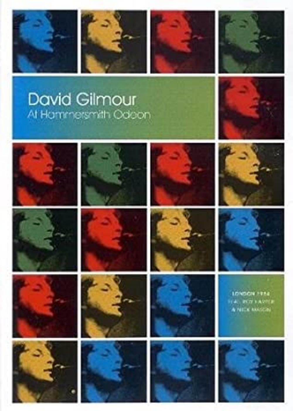 David Gilmour - At Hammersmith Odeon CD (album) cover