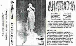 Anathema All Faith is Lost  album cover