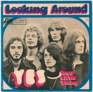Yes Looking Around / Every Little Thing album cover