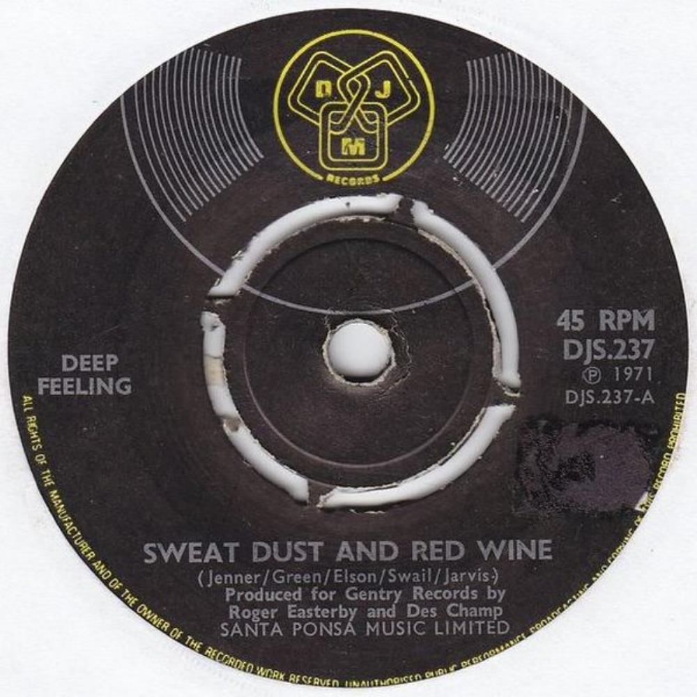Deep Feeling Sweat, Dust and Red Wine / Turn Around album cover