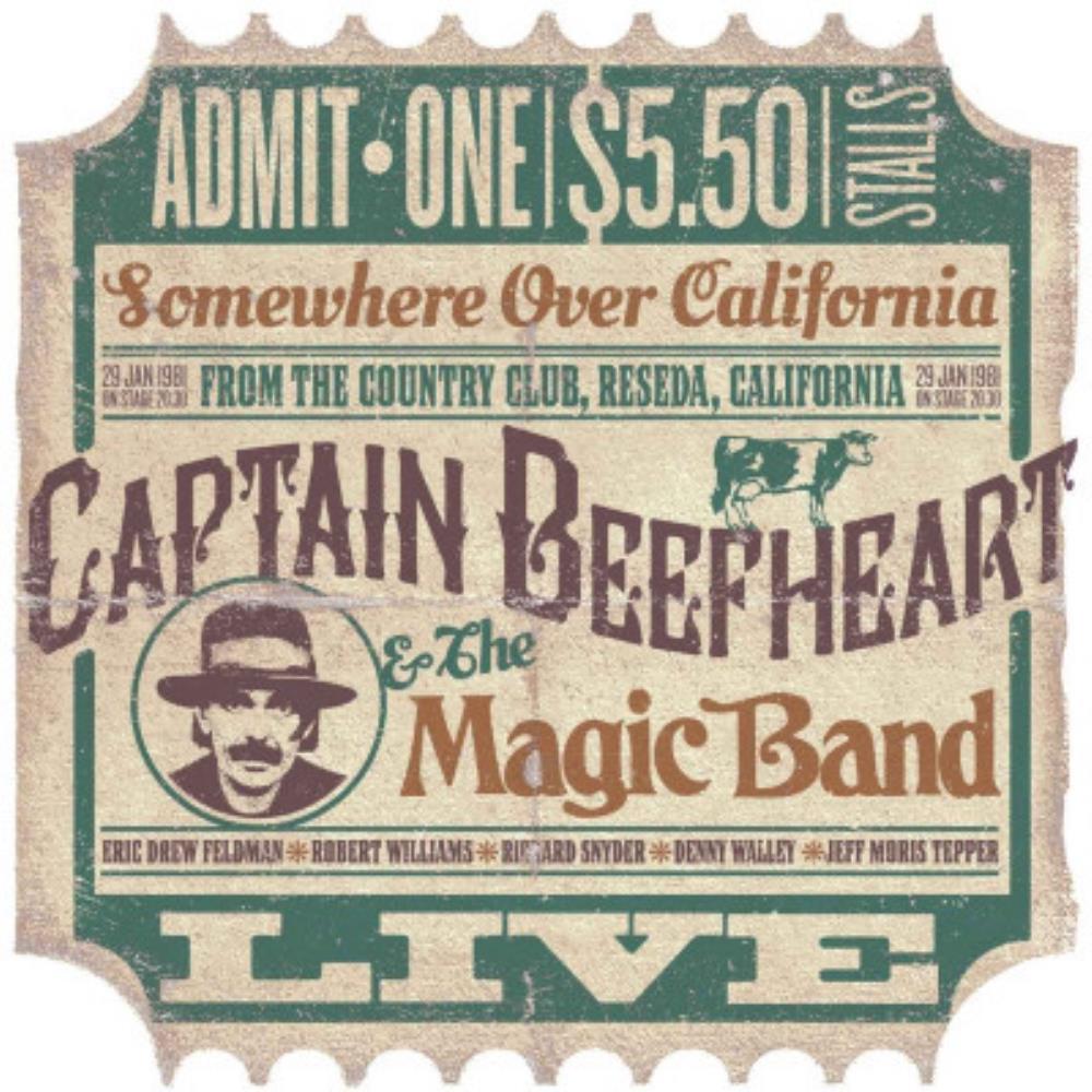 Captain Beefheart - Captain Beefheart & The Magic Band - Somewhere Over California CD (album) cover