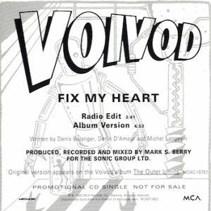 Voivod - Fix My Heart CD (album) cover
