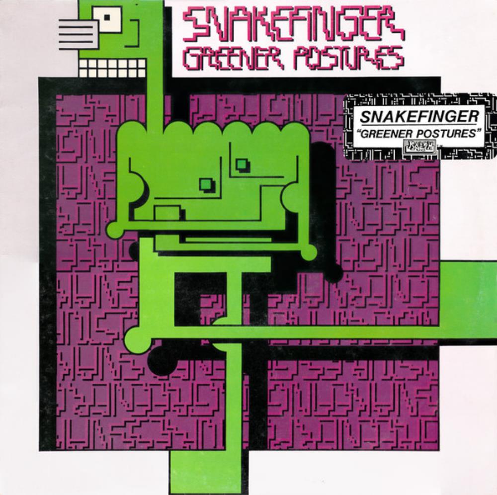Snakefinger Greener Postures album cover