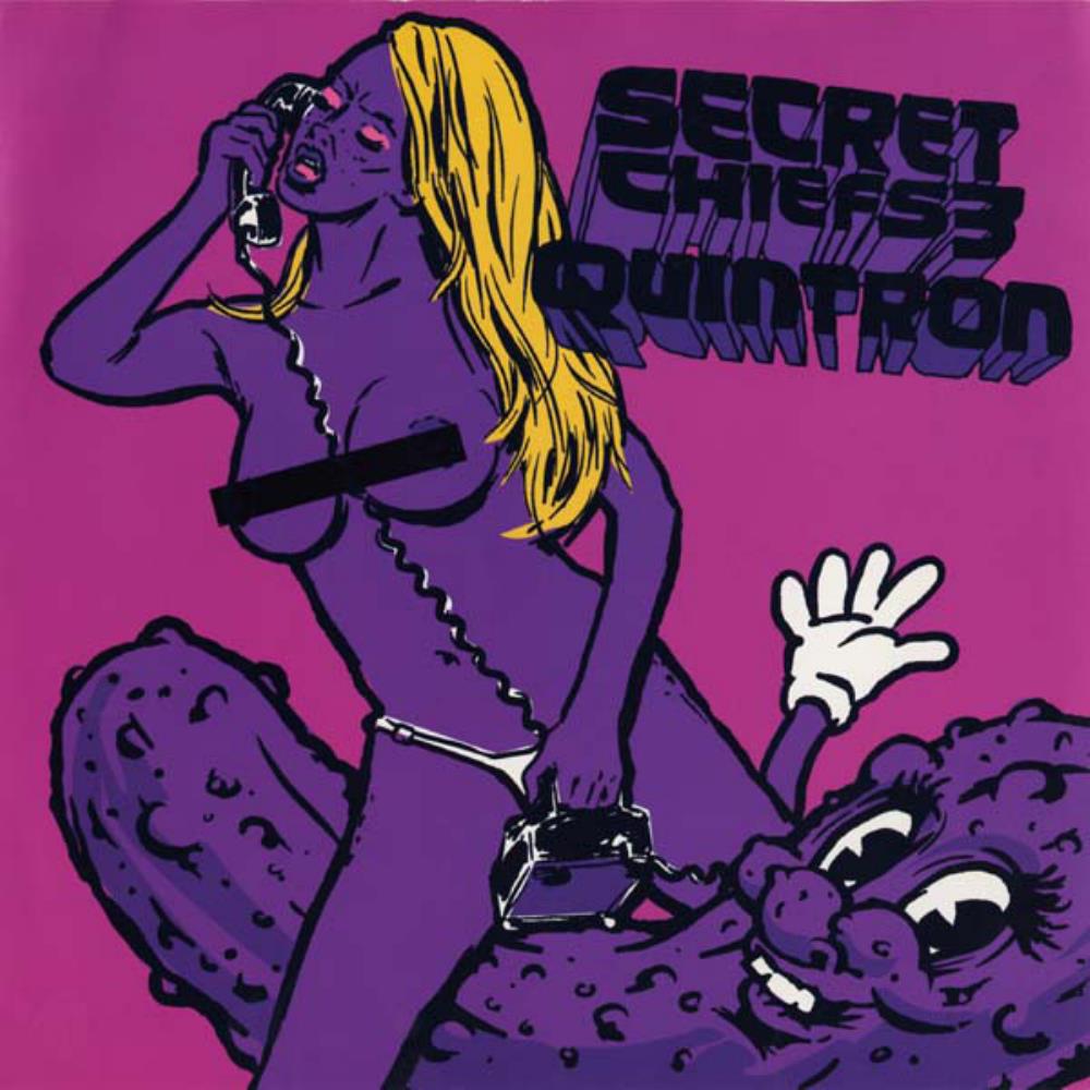 Secret Chiefs 3 - Secret Chiefs 3 / Quintron - Purple Pickle Eater CD (album) cover