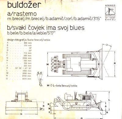 Buldozer - Rastemo/Svaki čovjek ima svoj blues CD (album) cover