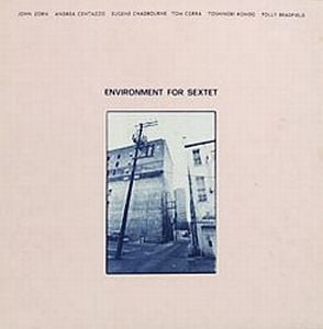 John Zorn Environment For Sextet (with Andrea Centazzo, Eugene Chadbourne, Tom Cora, Toshinori Kondo, Polly Bradfield ) album cover