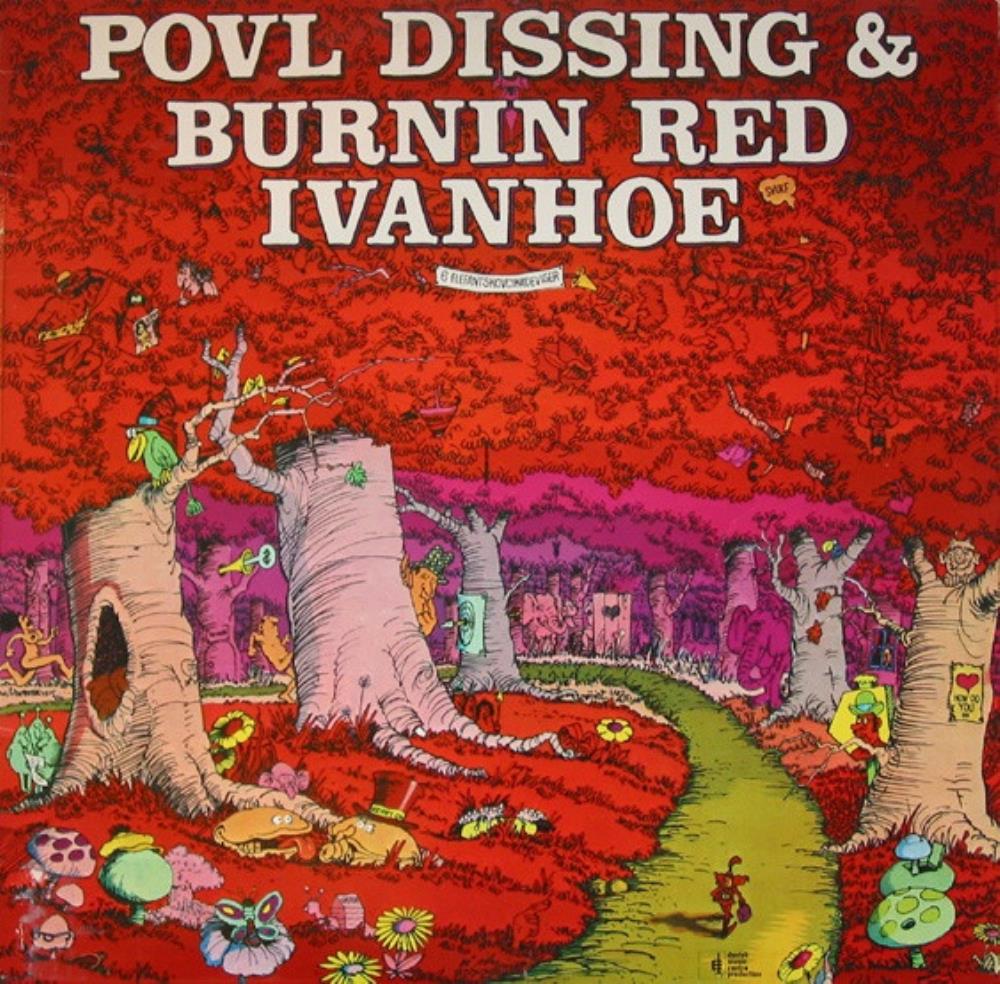 Burnin' Red Ivanhoe - 6 Elefantskovcikadeviser (Povl Dissing & Burnin Red Ivanhoe) CD (album) cover