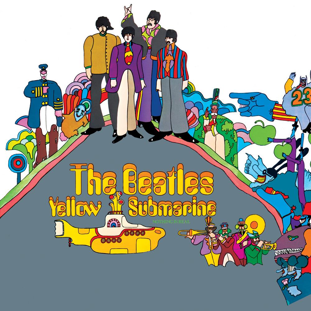The Beatles Yellow Submarine album cover