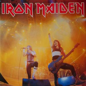 Iron Maiden Running Free 1985 live album cover