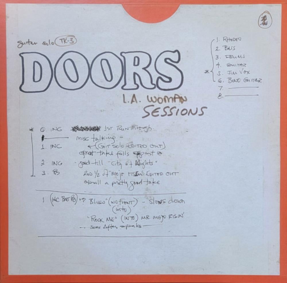 The Doors - L.A. Woman Sessions CD (album) cover