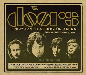 The Doors Live In Boston 1970 album cover