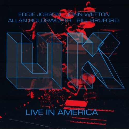 UK - Live in America CD (album) cover