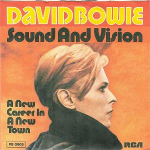 David Bowie Sound and Vision / A New Career in a New Town album cover