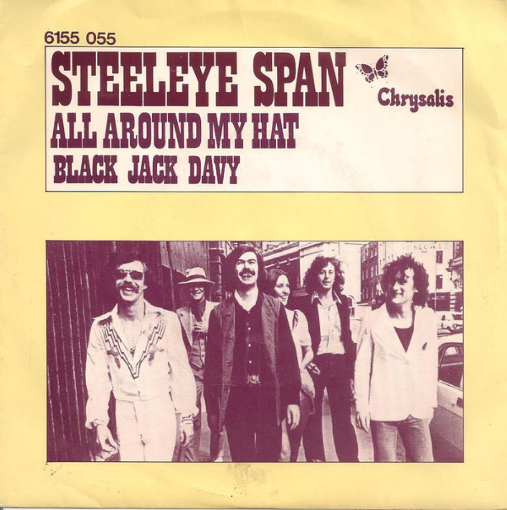 Steeleye Span All Around My Hat / Black Jack Davy album cover