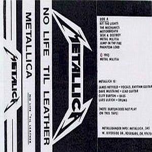 Metallica No Life 'til Leather (Demo) album cover