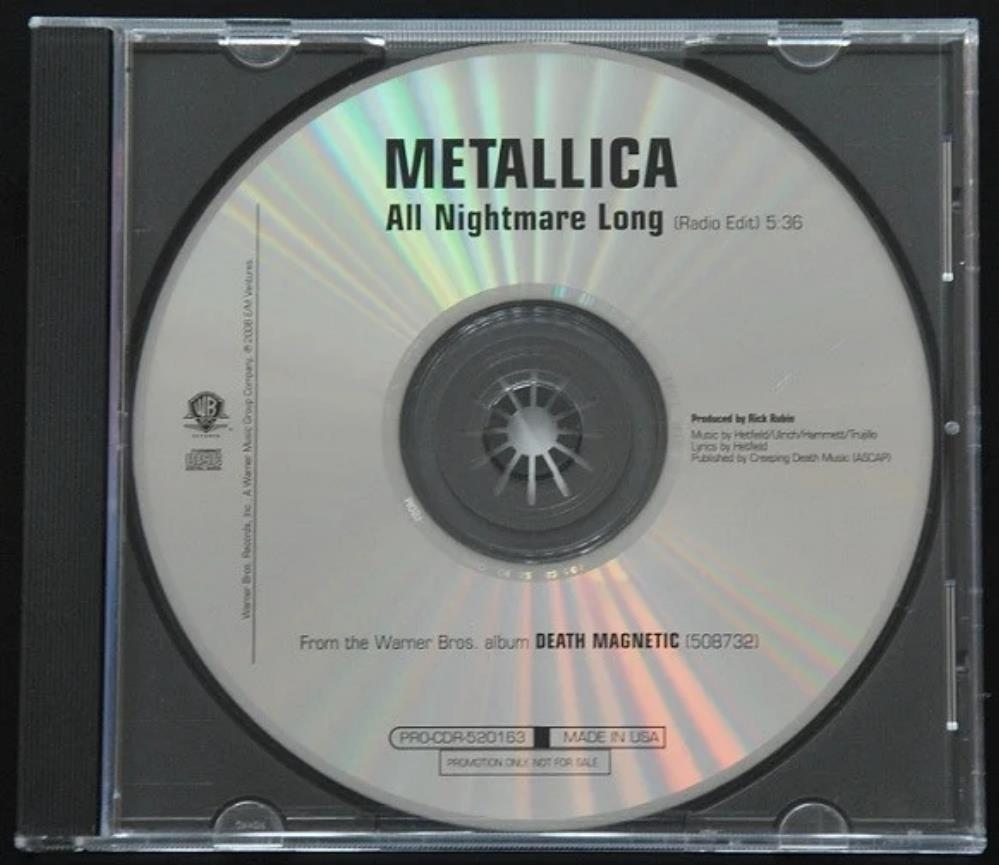 Metallica - All Nightmare Long (Radio Edit) CD (album) cover