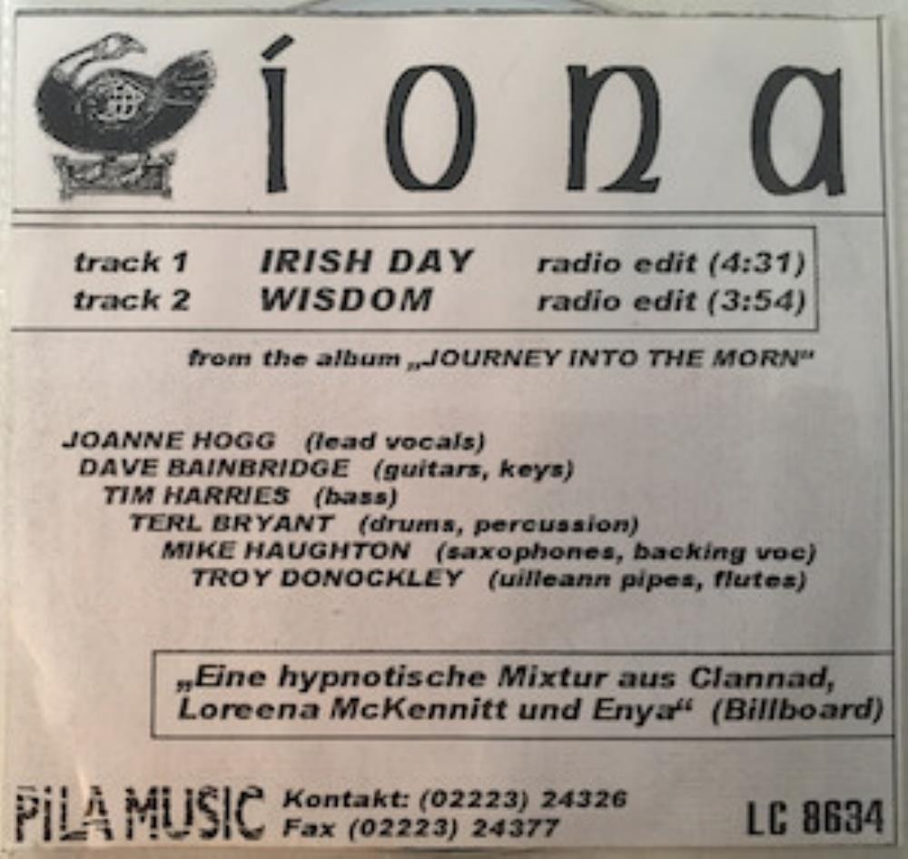 Iona - Irish Day CD (album) cover