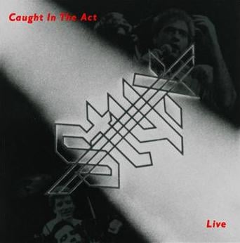Styx Caught In The Act Live album cover