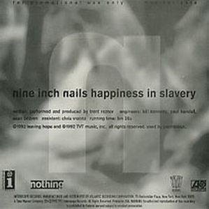 Nine Inch Nails - Happiness in Slavery CD (album) cover