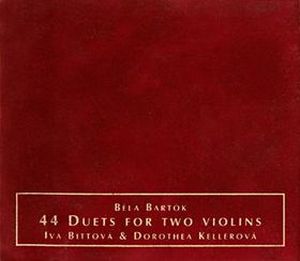 Iva Bittov Bla Bartk: 44 Duets for Two Violins (Iva Bittov & Dorothea Kellerov) album cover