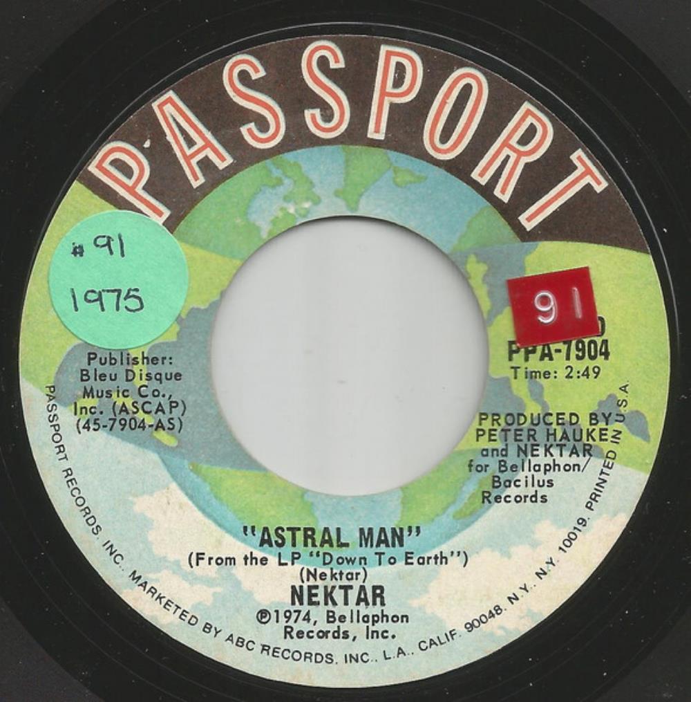 Nektar Astral Man / Nelly the Elephant album cover