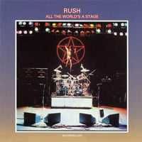 Rush All the World's a Stage album cover