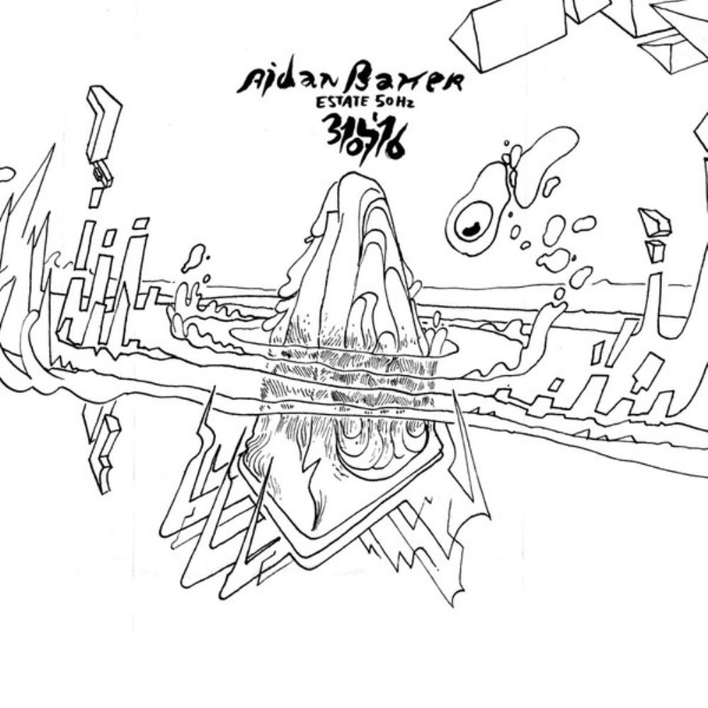 Aidan Baker Live Estate50hz album cover