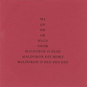Current 93 - Maldoror Is Dead CD (album) cover