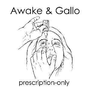 Awake & Gallo - prescription-only CD (album) cover