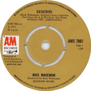 Rick Wakeman - Catherine CD (album) cover