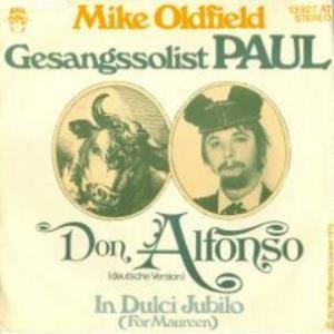 Mike Oldfield - Don Alfonso (German Version) CD (album) cover