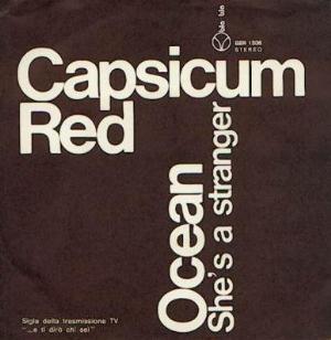 Capsicum Red Ocean/ She's A Stranger album cover