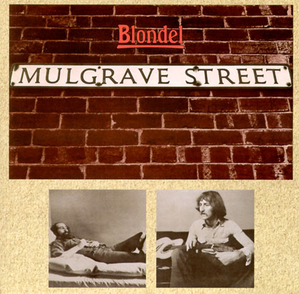 Amazing Blondel - Mulgrave Street CD (album) cover