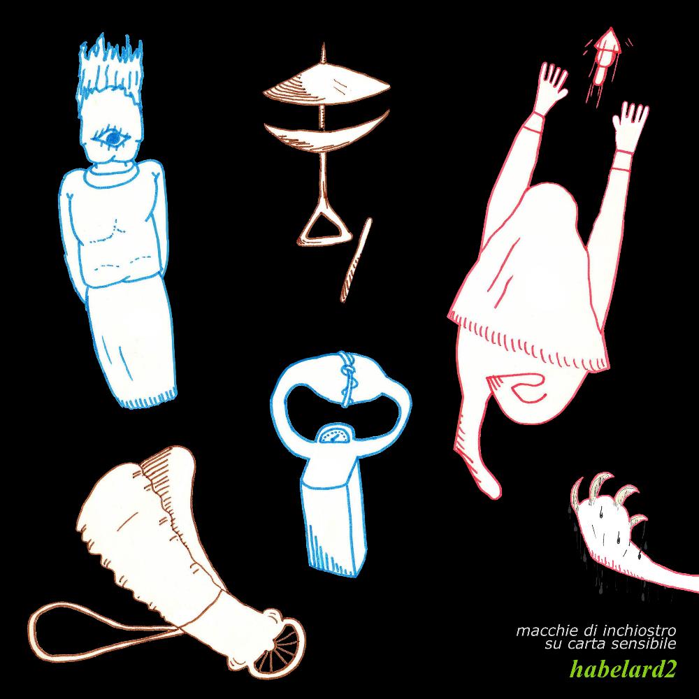 Habelard2 - Macchie di inchiostro su carta sensibile CD (album) cover