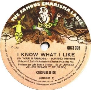 Genesis - I Know What I Like (In Your Wardrobe) / Carpet Crawl CD (album) cover