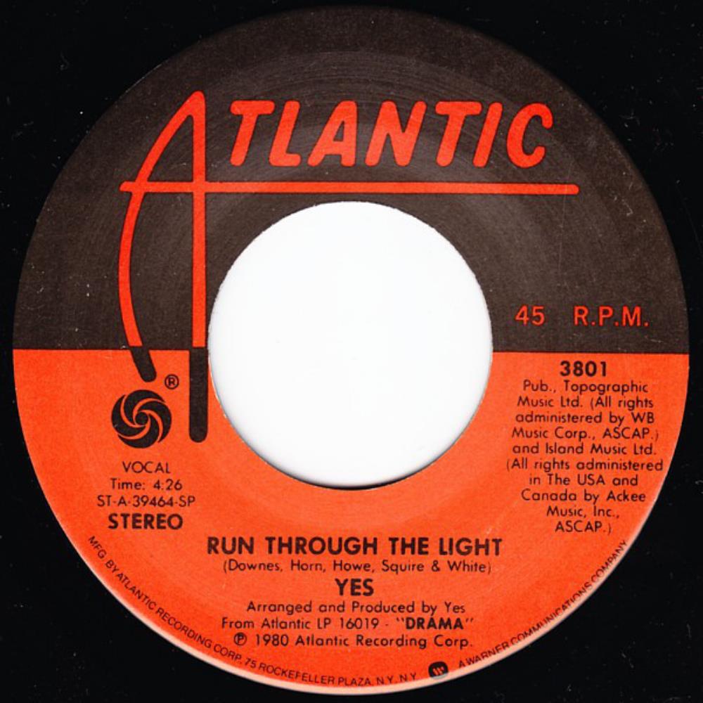 Yes - Run Through the Light CD (album) cover