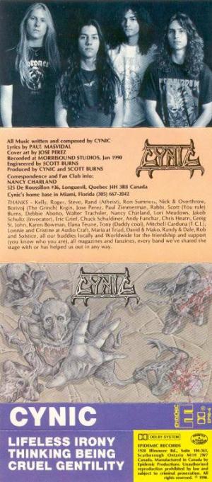 Cynic - '90 Demo  CD (album) cover