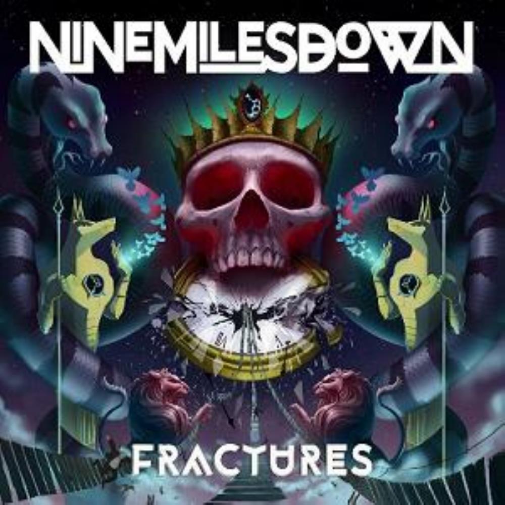 Nine Miles Down - Fractures CD (album) cover