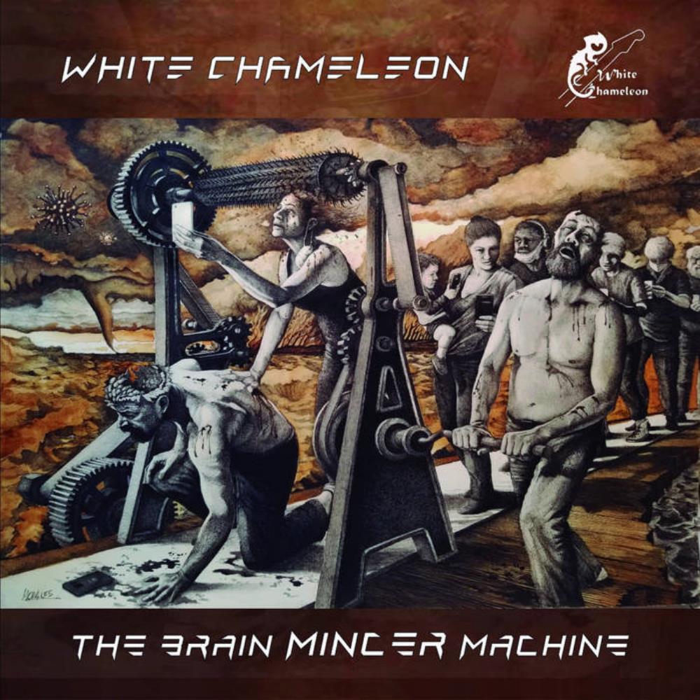 White Chameleon The Brain Mincer Machine album cover