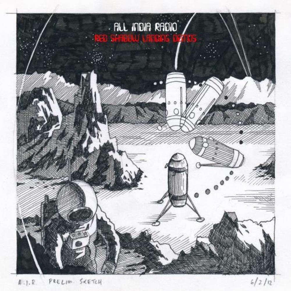 All India Radio Red Shadow Landing Demos album cover