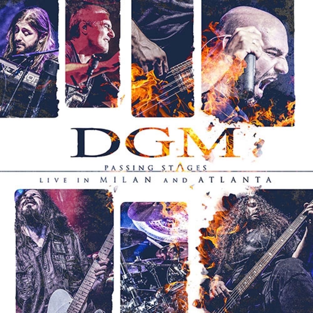 DGM - Passing Stages - Live in Milan and Atlanta CD (album) cover