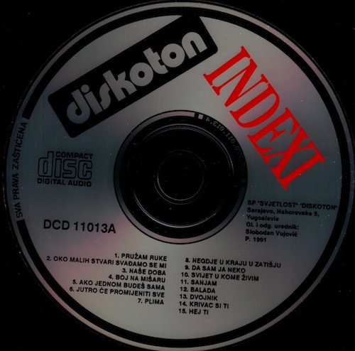 Indexi - Indexi (2CD) CD (album) cover