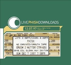 Phish - 12.07.97 Ervin J. Nutter Center, Dayton, OH CD (album) cover