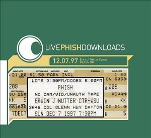 Phish 12.07.97 Ervin J. Nutter Center, Dayton, OH album cover