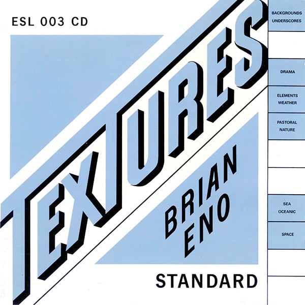 Brian Eno - Textures CD (album) cover