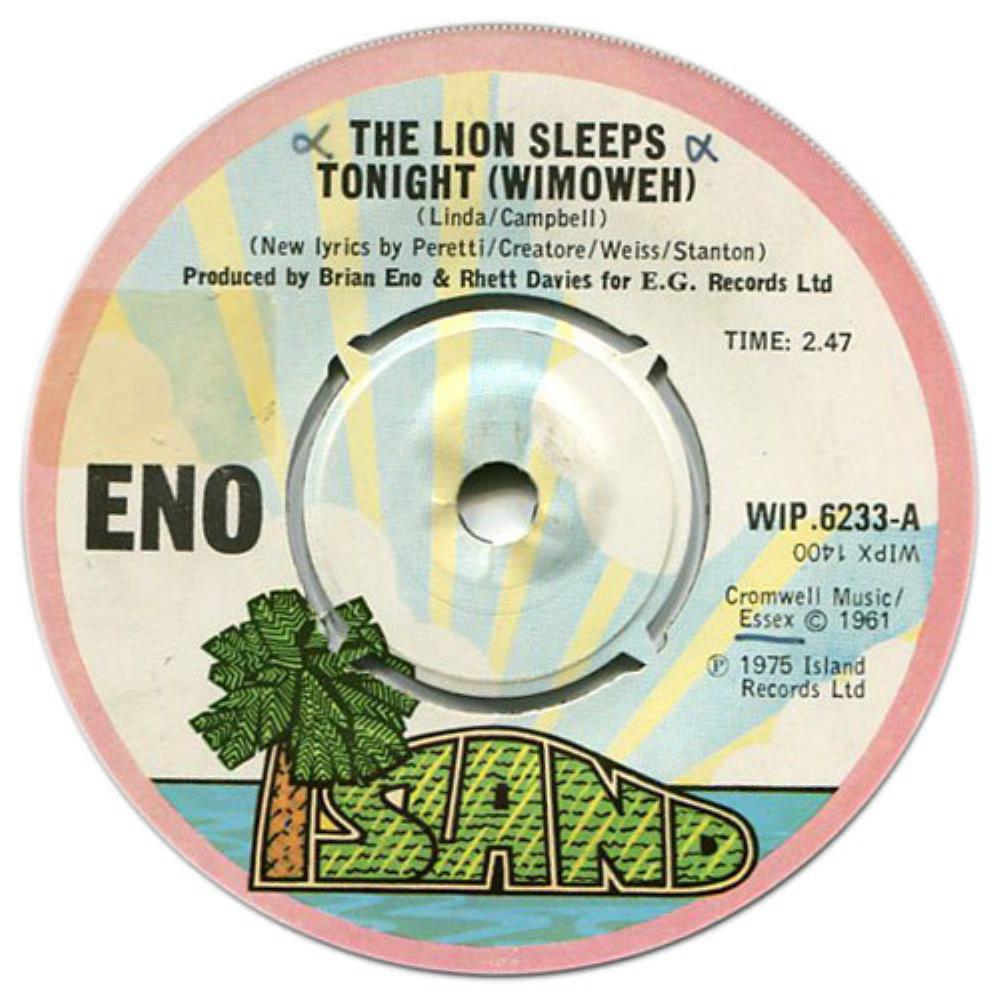 Brian Eno - The Lion Sleeps Tonight CD (album) cover