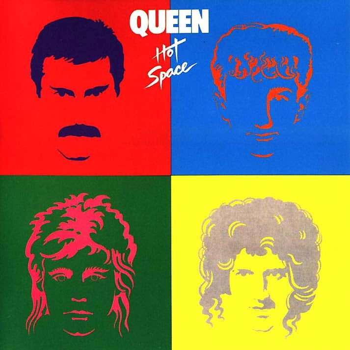 Queen Hot Space album cover