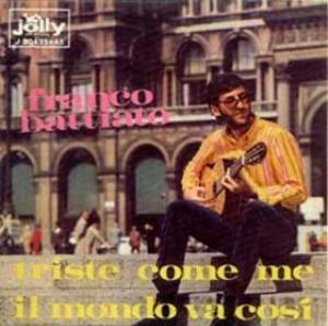 Franco Battiato Triste come me - Il mondo va cos album cover