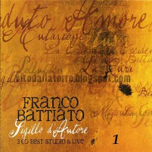 Franco Battiato - Sigillo D'Autore CD (album) cover