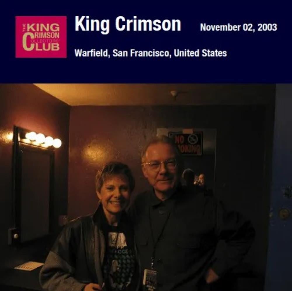 King Crimson - Warfield, San Francisco, United States, November 02, 2003 CD (album) cover